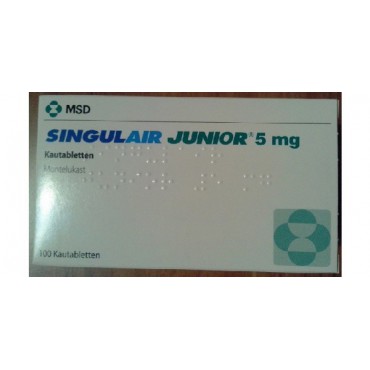 Сингуляр детский Singulair Junior 5 мг/ 100 таблеток купить в Москве